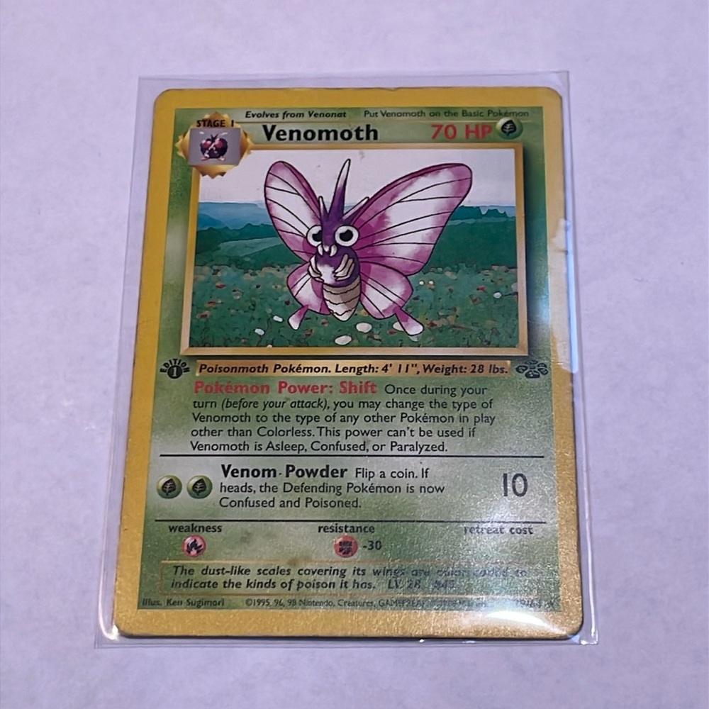 Venomoth 1st Edition #29 Pokemon Jungle